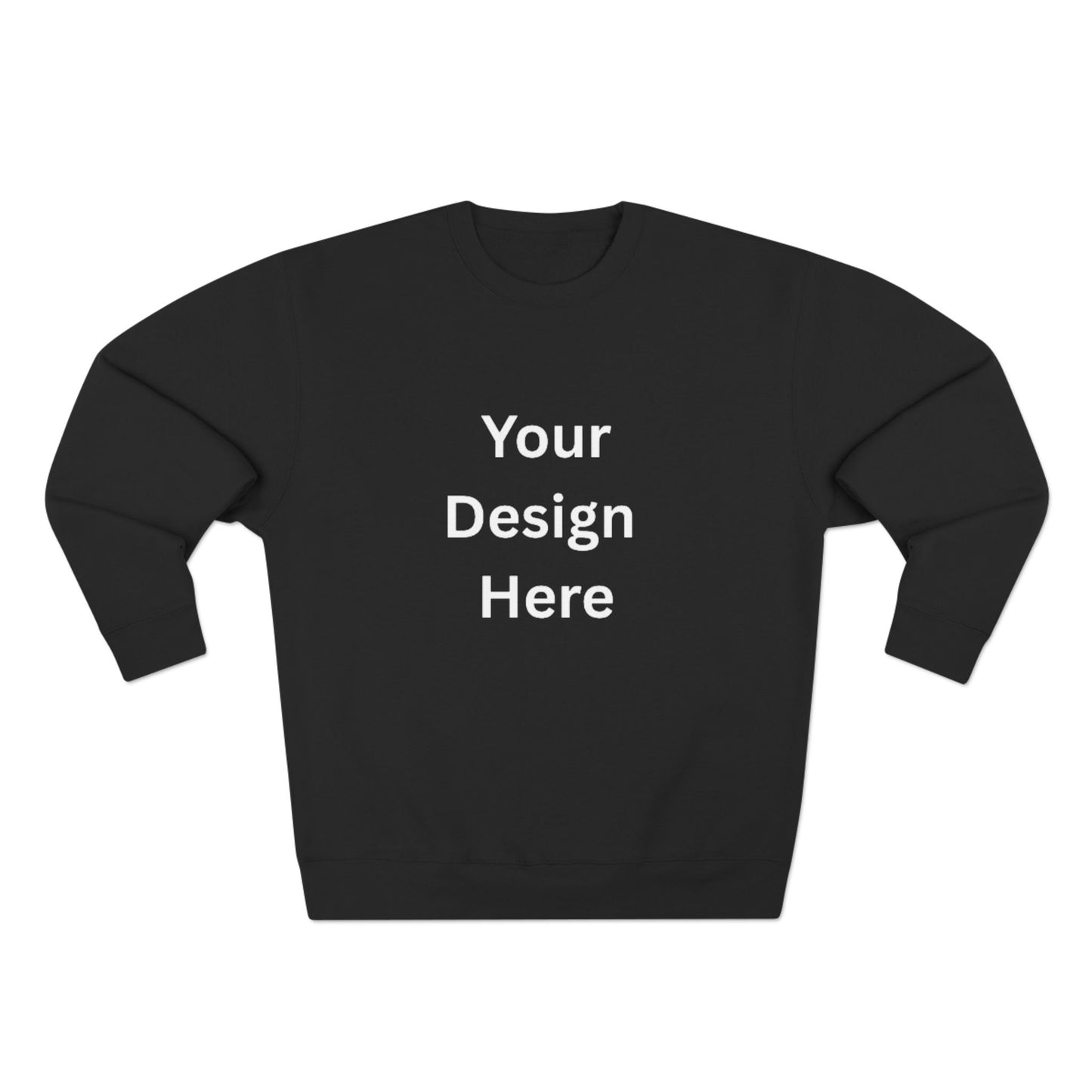 Sweat-shirt ras du cou unisexe personnalisable-Votre Image Ici