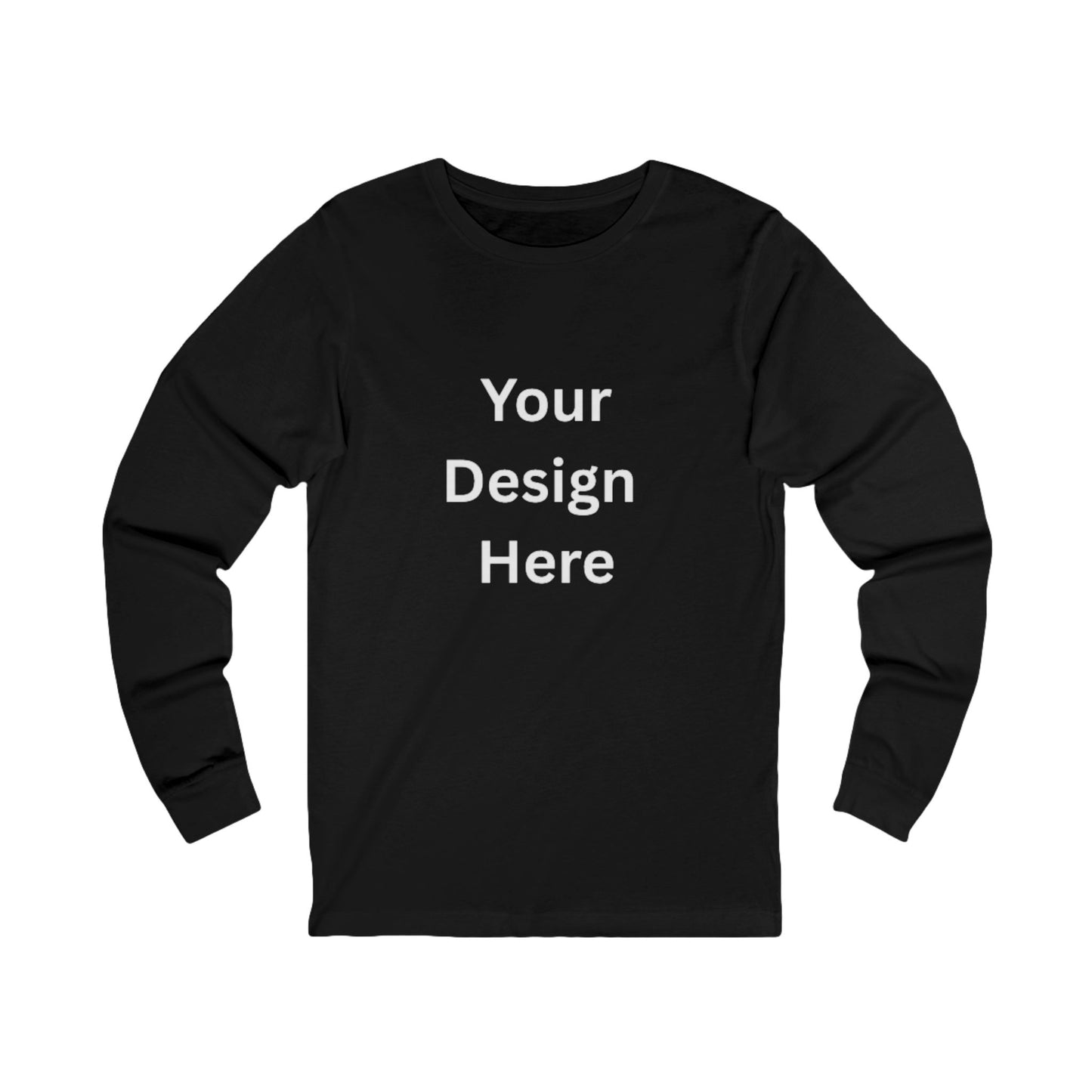 Customizable Unisex Jersey Long Sleeve Tee - Perfect for Everyday Wear & Special Occasions