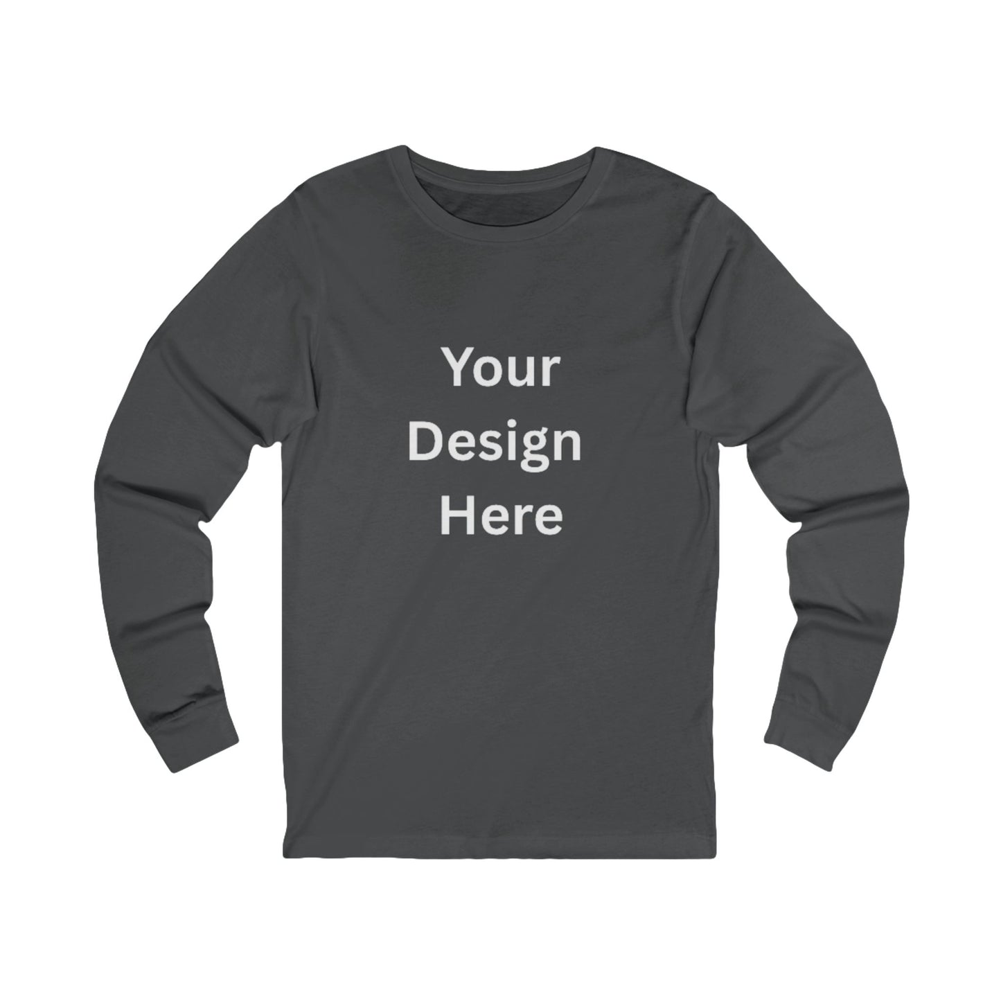 Customizable Unisex Jersey Long Sleeve Tee - Perfect for Everyday Wear & Special Occasions