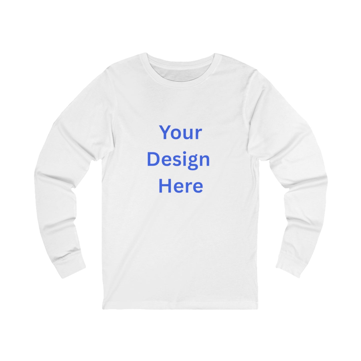 Customizable Unisex Jersey Long Sleeve Tee - Perfect for Everyday Wear & Special Occasions