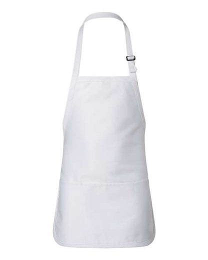 Q-Tees - Full-Length Apron with Pouch Pocket - Q4250