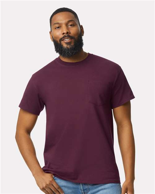 Gildan-T-shirt à poche en coton Ultra Cotton®-2300