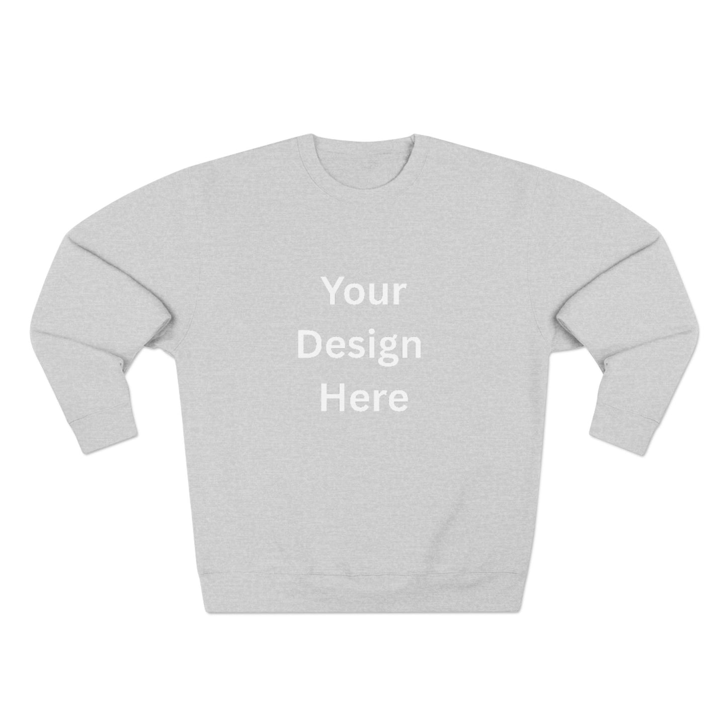 Sweat-shirt ras du cou unisexe personnalisable-Votre Image Ici