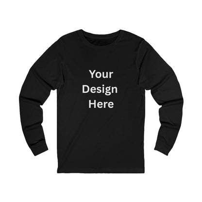 Customizable Unisex Jersey Long Sleeve Tee - Perfect for Everyday Wear & Special Occasions