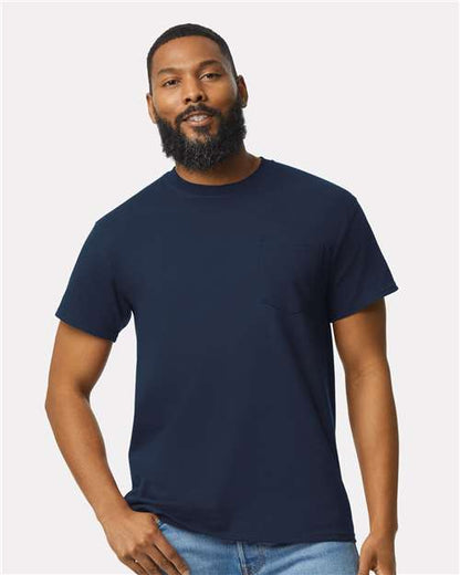 Gildan-T-shirt à poche en coton Ultra Cotton®-2300