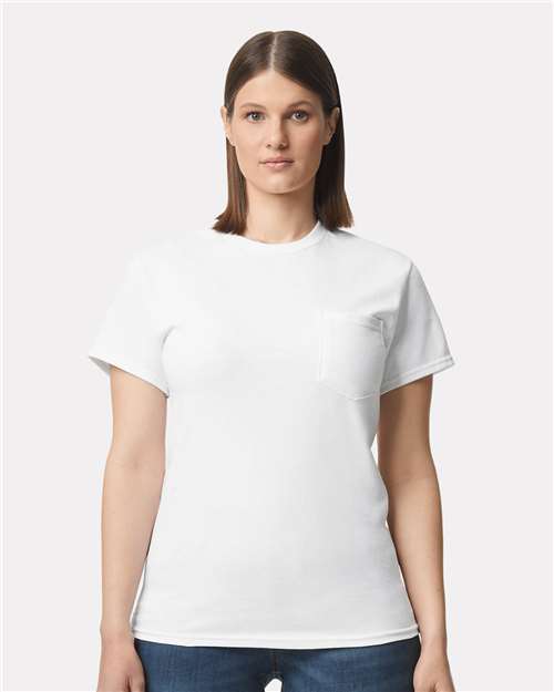 Gildan-T-shirt à poche en coton Ultra Cotton®-2300