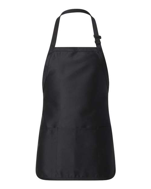 Q-Tees - Full-Length Apron with Pouch Pocket - Q4250