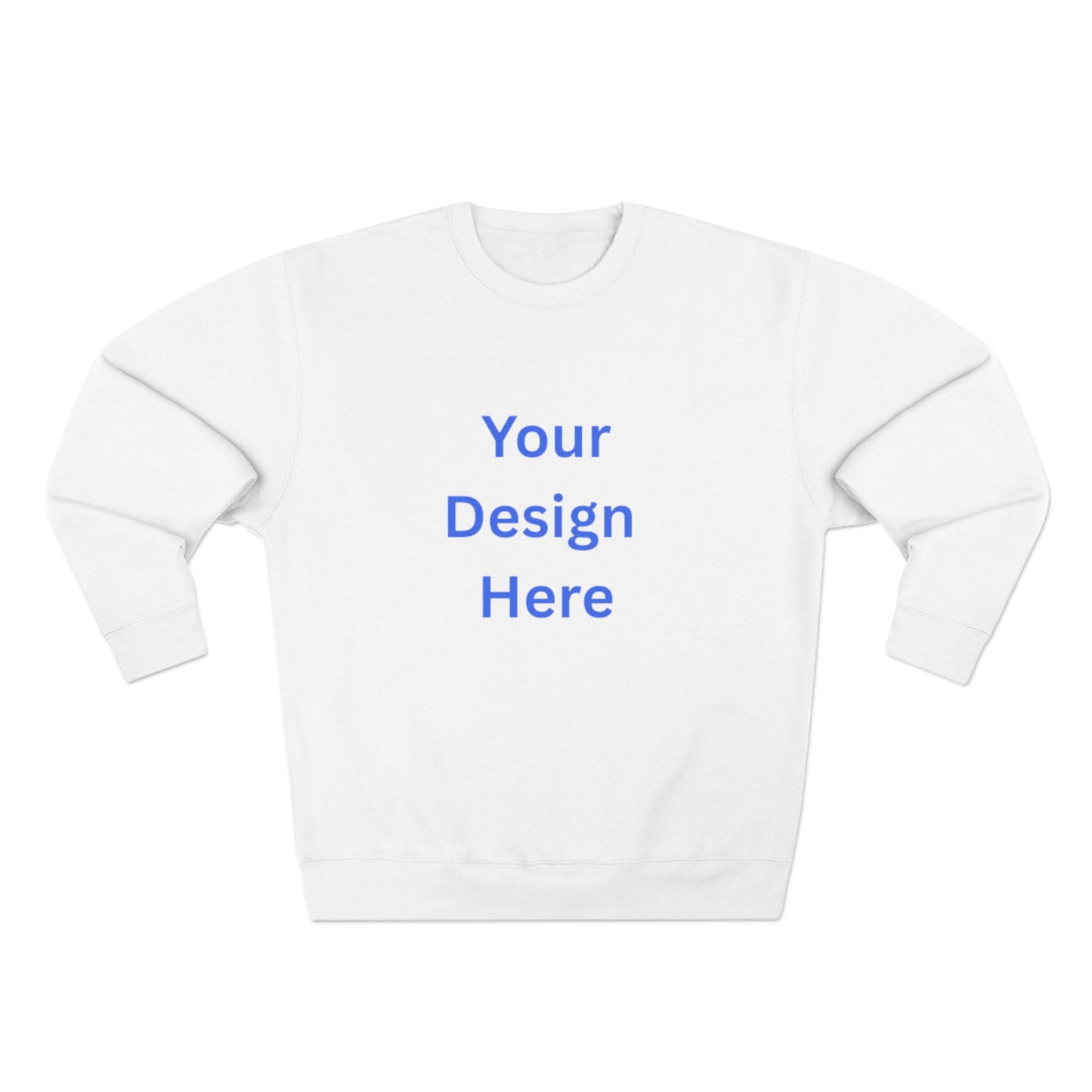 Sweat-shirt ras du cou unisexe personnalisable-Votre Image Ici