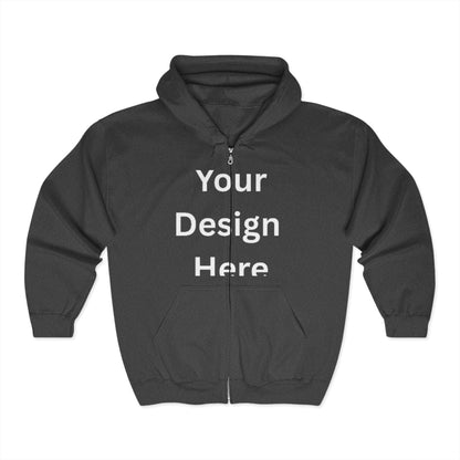 Sweat à capuche unisexe entièrement zippé personnalisable