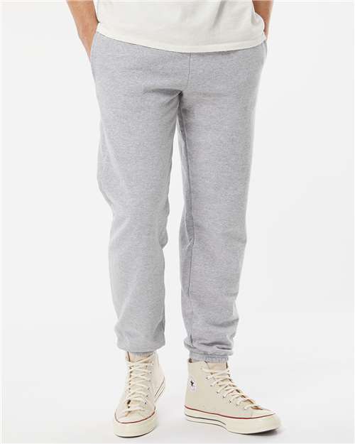 King Fashion - Pocketed Sweatpants with Elastic Cuffs - KF9012