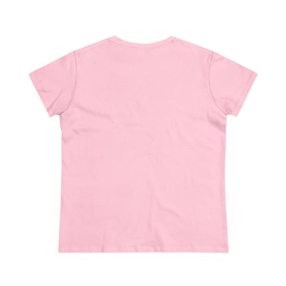 Customizable Women's Midweight Cotton Tee - Personalize with Your Design