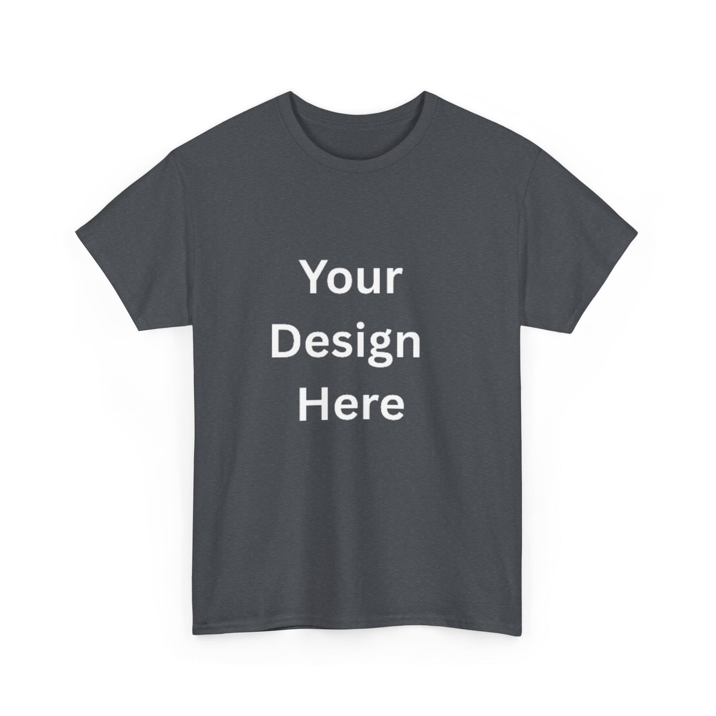 T-shirt unisexe classique en coton épais–Votre Image, À votre façon