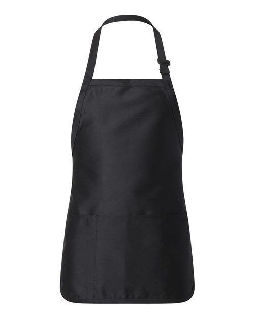 Q-Tees - Full-Length Apron with Pouch Pocket - Q4250